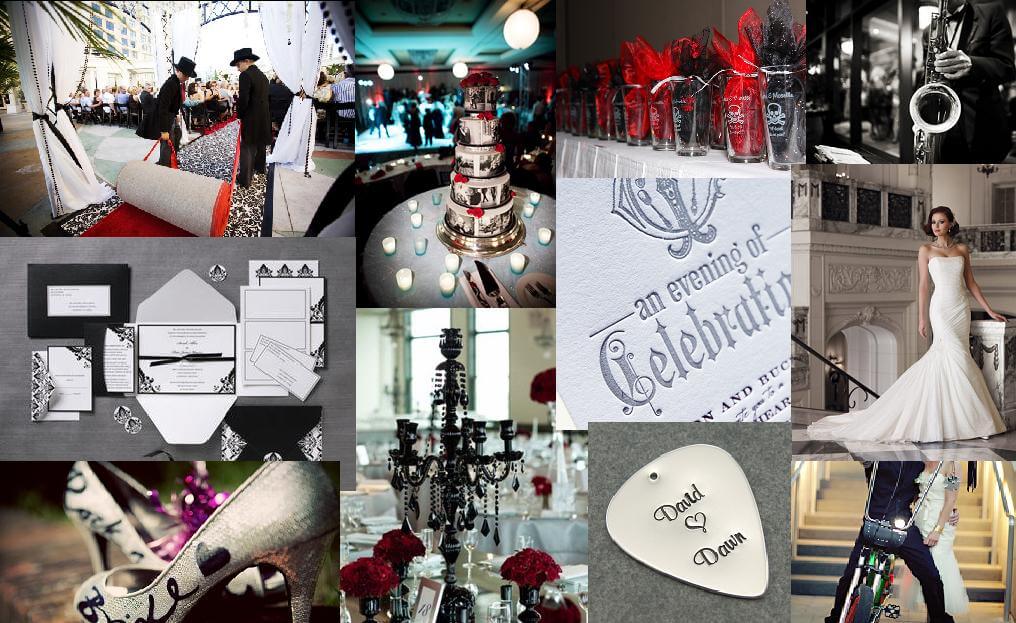Organize a Stunning Rock & Roll Themed Wedding for your Big Day