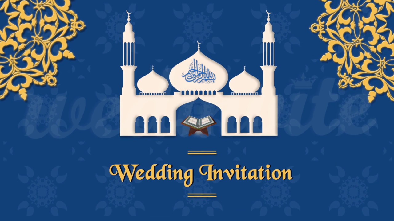 Tips To Design Muslim Wedding Invitation Cards