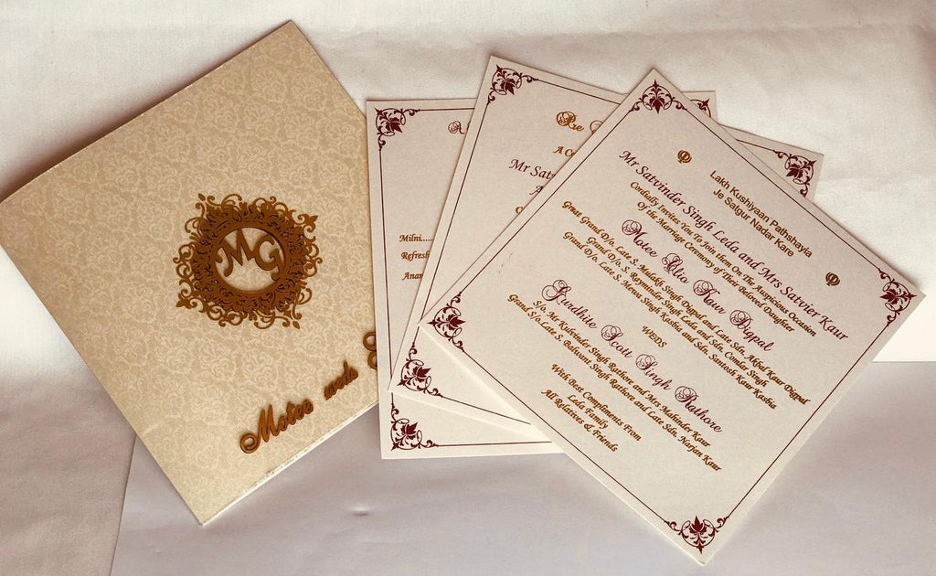 Various Types Of Elements Of A Sikh Wedding Invitations