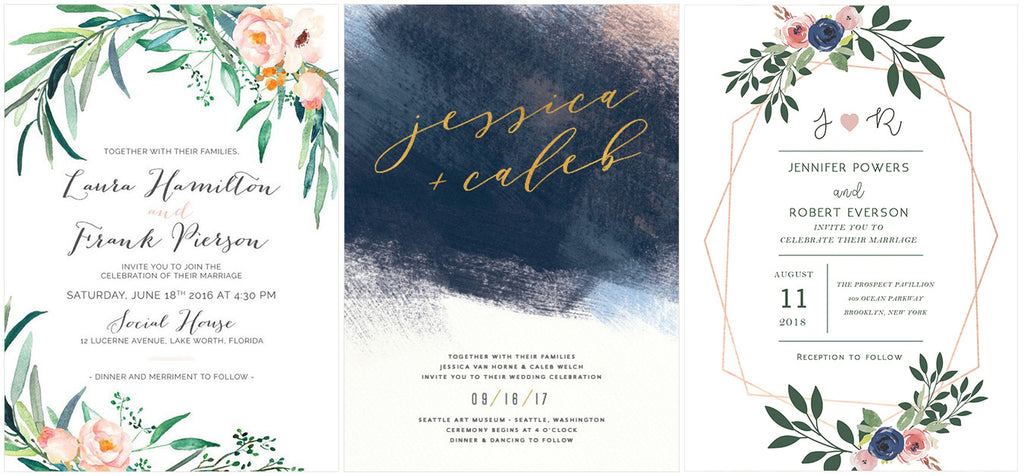 Adorn Your Day With Adorable Watercolor Wedding Invitations