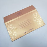 Boxed Padded Hardcover Satin Indian Wedding Invitation: T5-007