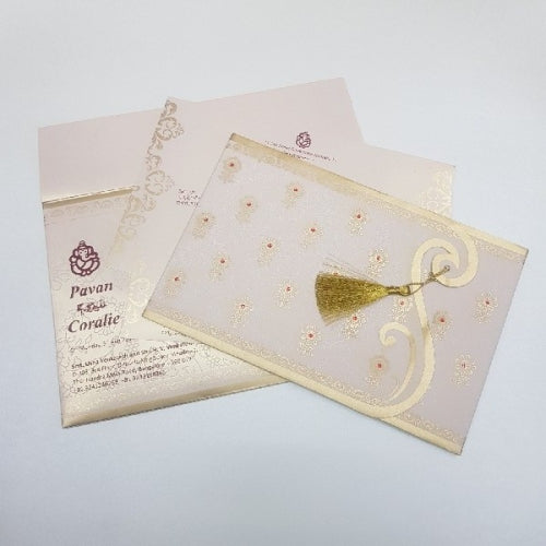 Creative Vellum Wedding Invitation Designer Indian Wedding