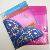 Peacock Theme Indian Wedding Invitation | Hot Pink & Gold Color: W-1206
