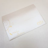 Elegant White Wedding Invitation Ships From India: W-1017