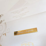 Elegant White Wedding Invitation Ships From India: W-1017