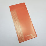 White Invitation with Bright Color Inner Leafs: W-1720