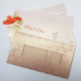 Light Gold Pocket Wedding Invitation : W-1215