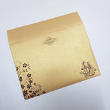 Artistic Floral Laser Cut Invitation : L-284